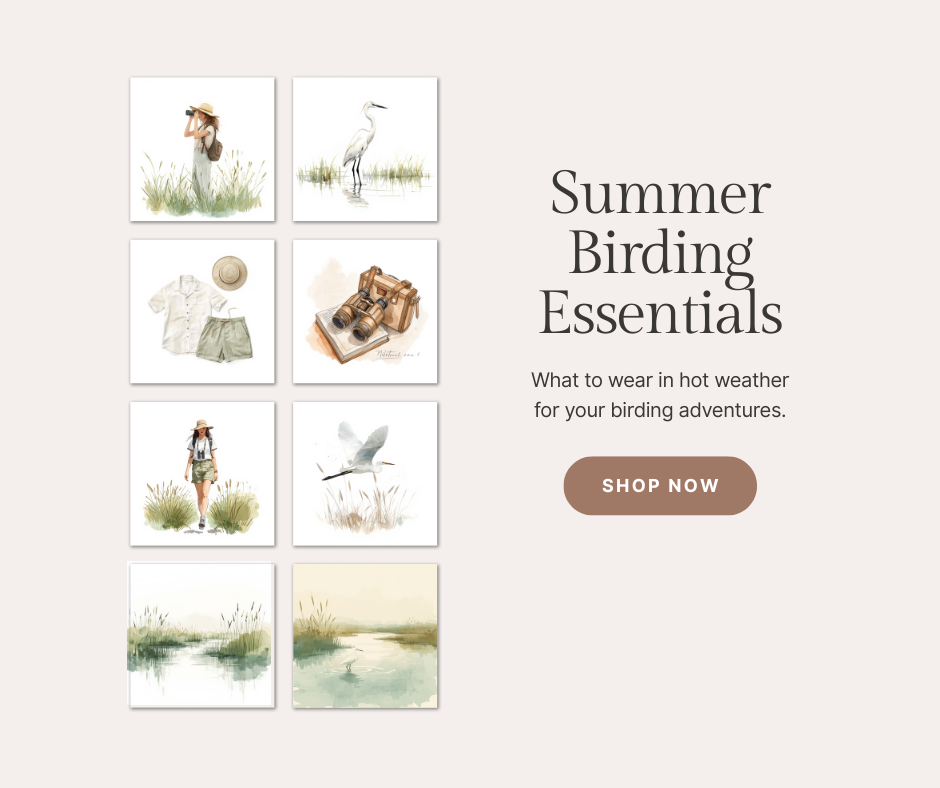 Summer Birding Essentials: What to Wear and Bring for Birding in Hot Weather