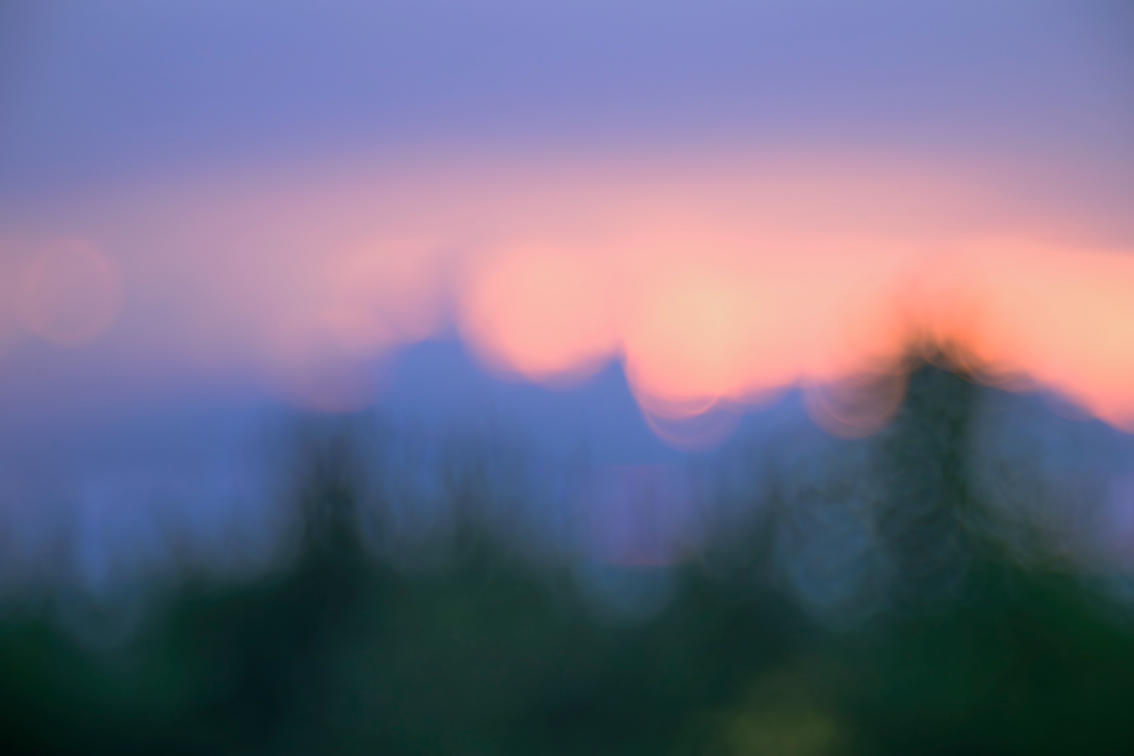 East Ellijay Blue Ride Mountain Sunset