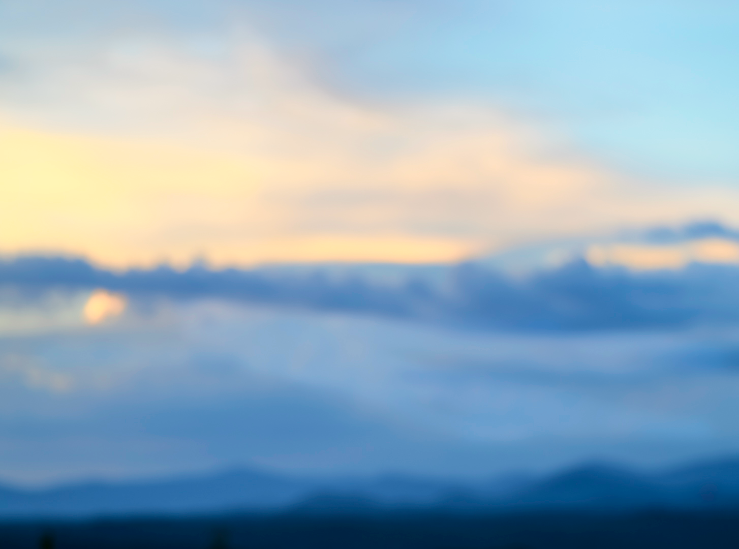 East Ellijay Blue Ride Mountain Sunset