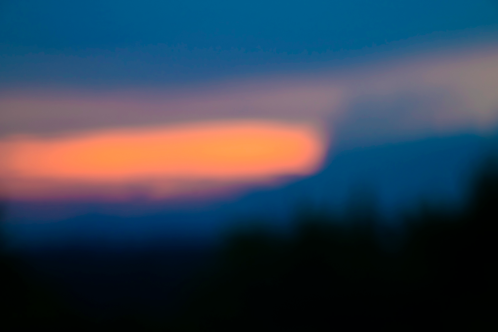 East Ellijay Blue Ride Mountain Sunset