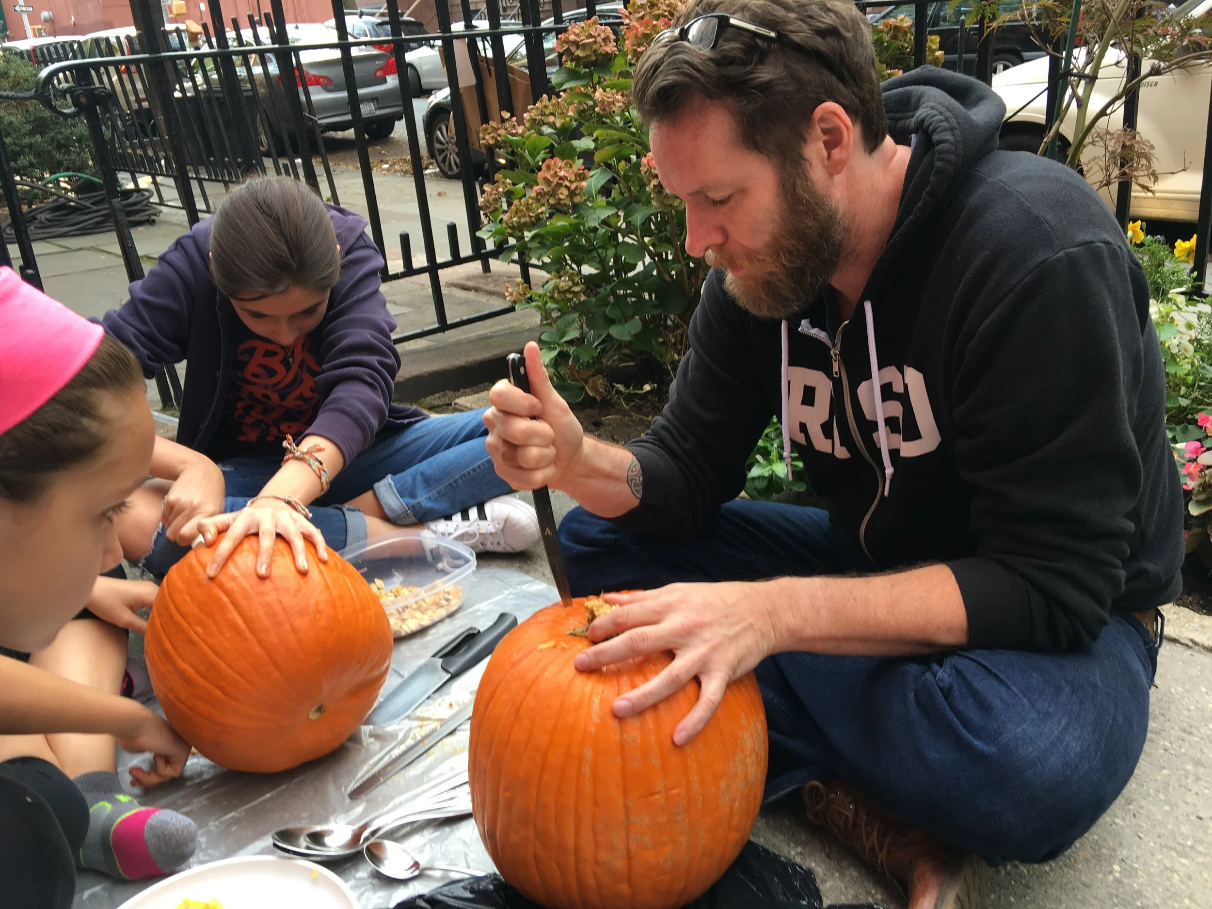 Carving pumpkins.JPG