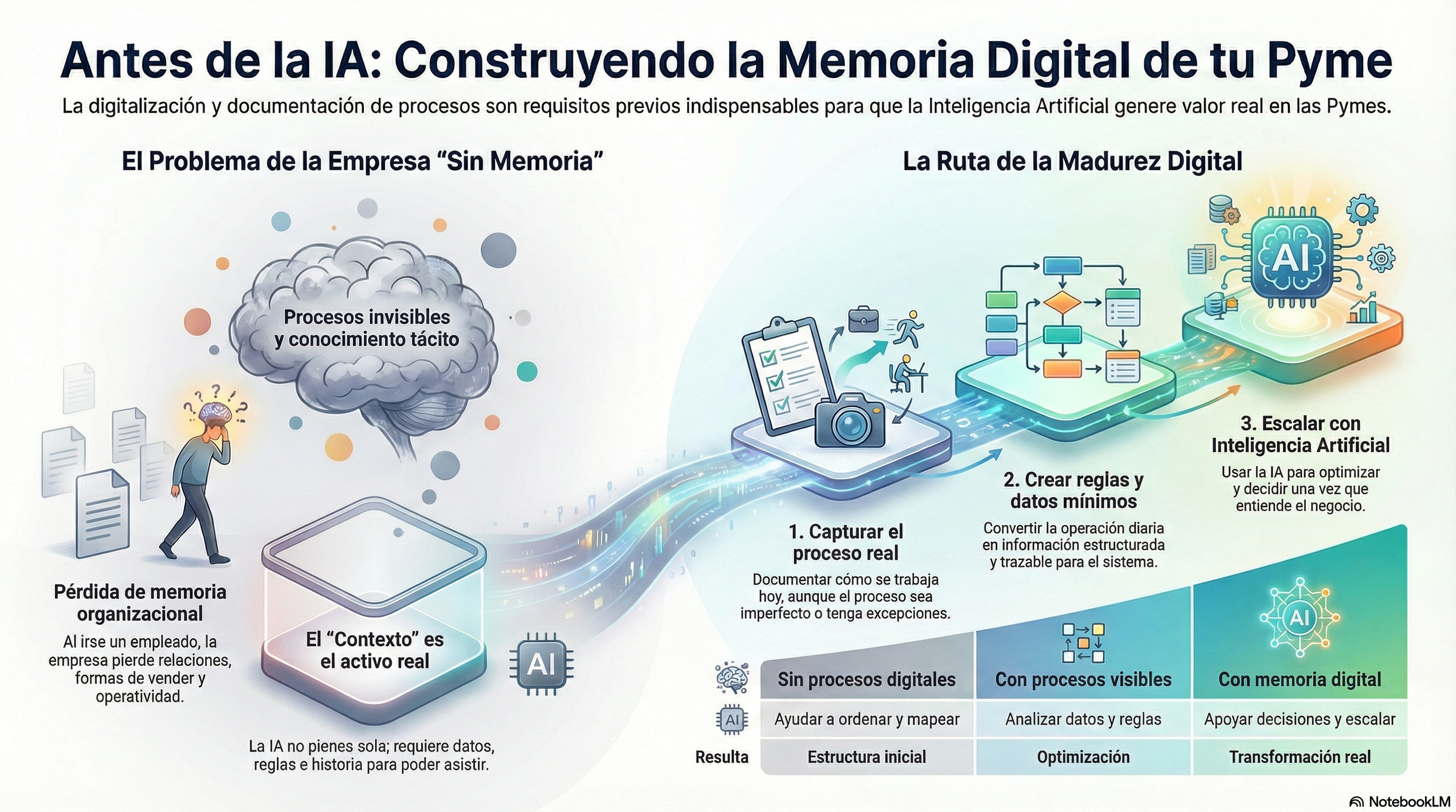 Digitalización de las Pymes en México: paso previo para que la IA funcione.