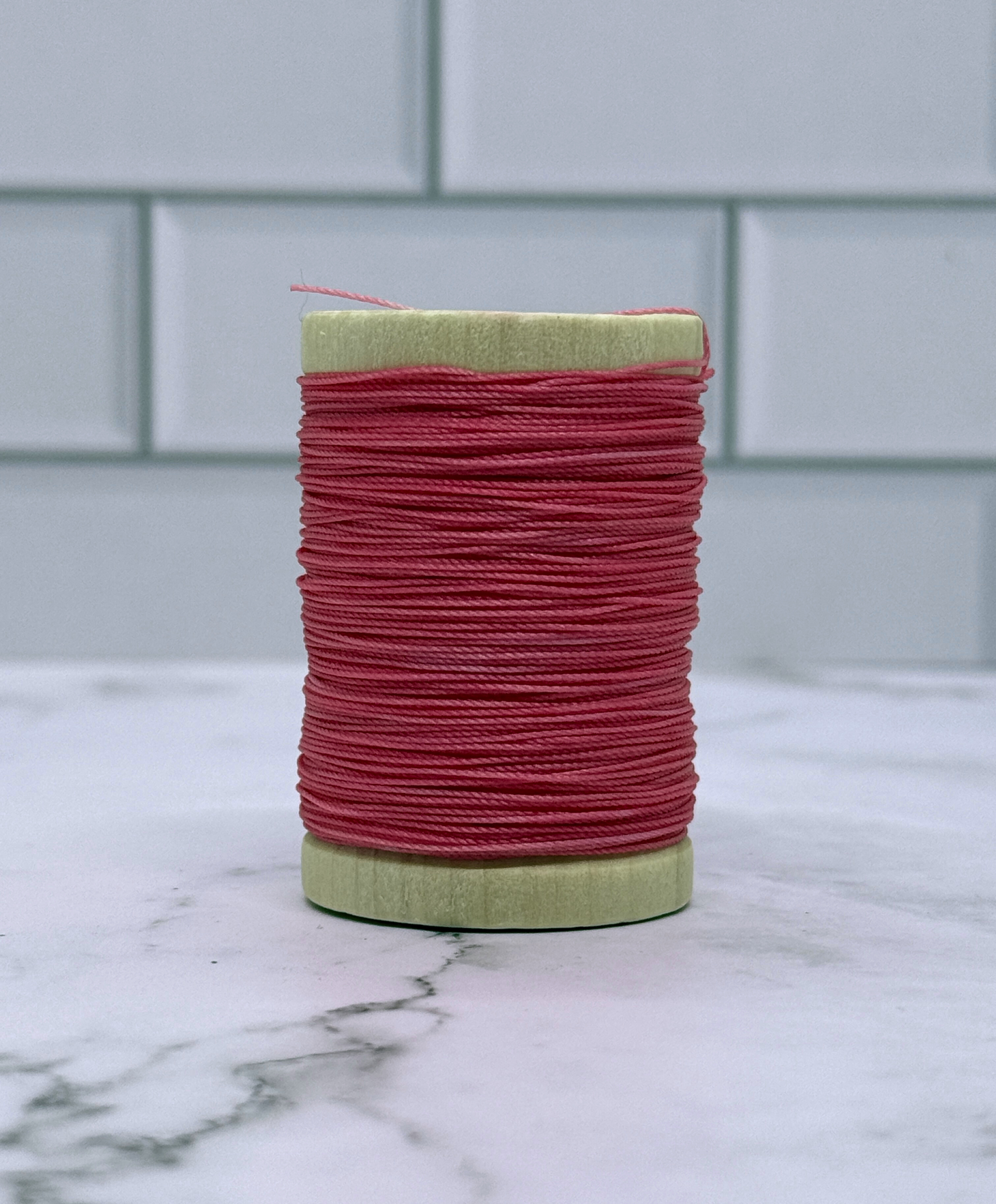 Neon Pink hand-dyed Nylon FF thread