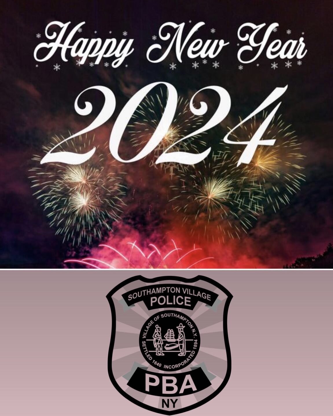The Members of The Southampton Village PBA want to wish everyone a Happy, Safe, and Healthy New Year! We thank our Community and beyond for your support! We look forward to another great year in 2024!