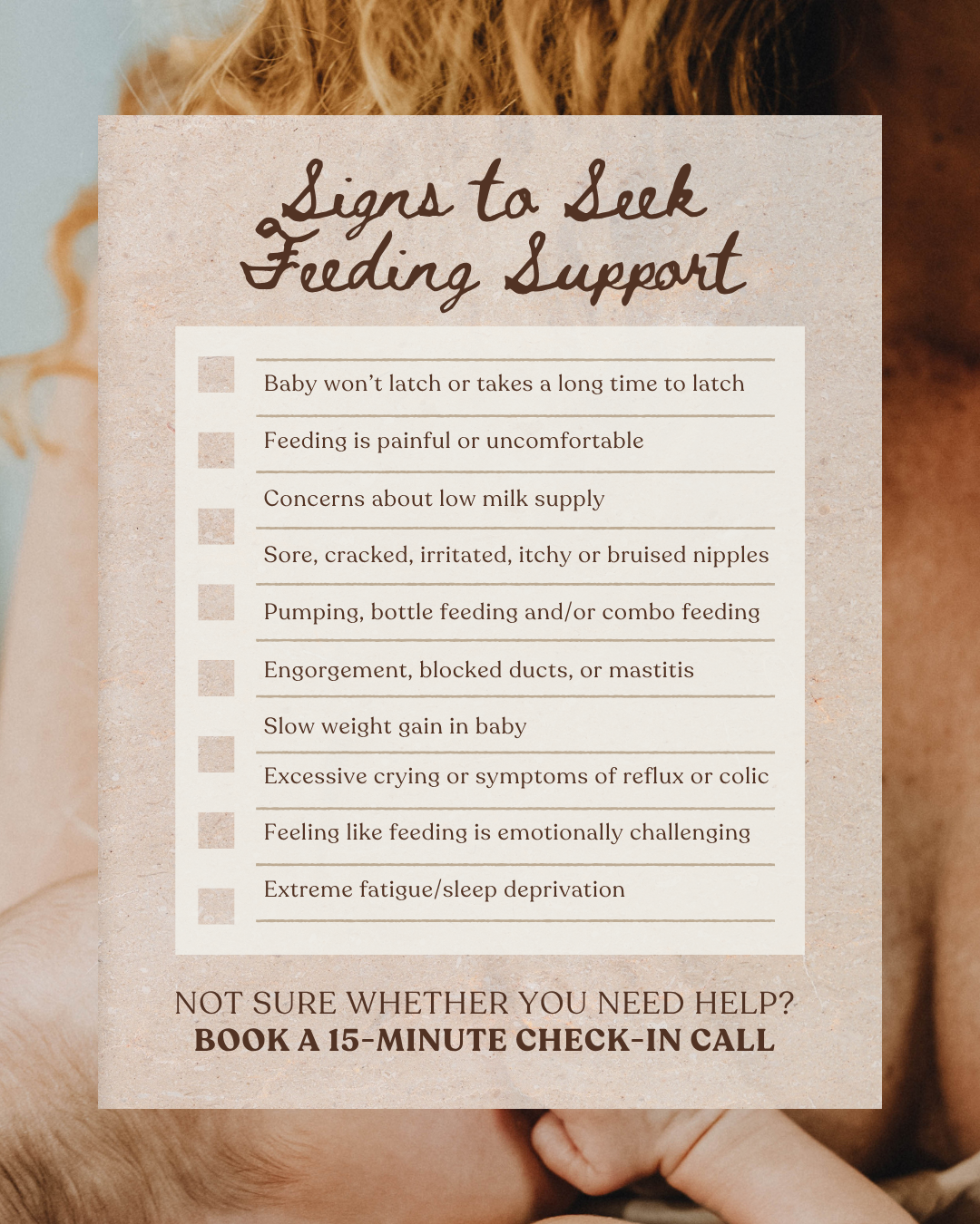 Signs you need to see a lactation consultant in Cayman