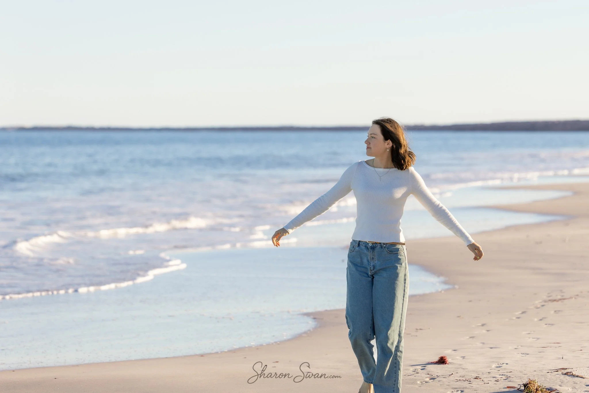 peace, family, beach