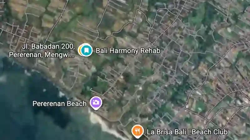 Static map preview of Bali Harmony Rehab