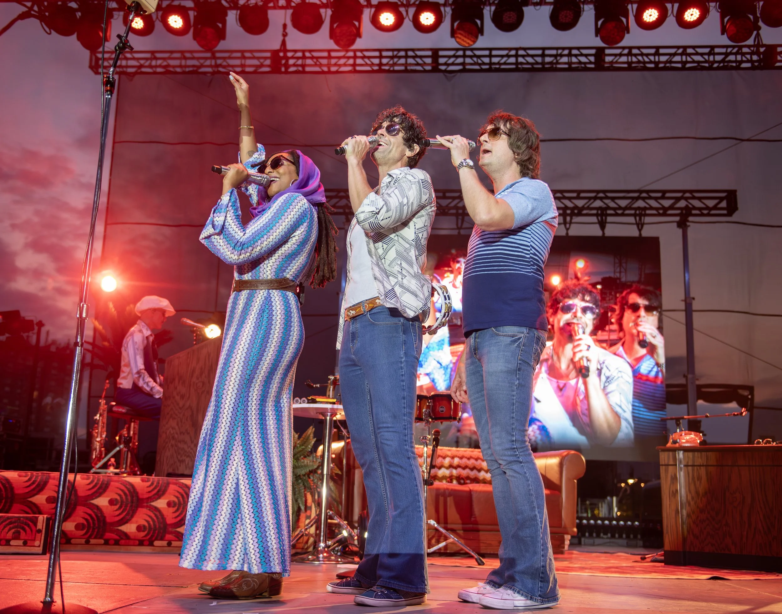 Yacht Rock Revue back-to-back at the Stone Pony Summer Stage