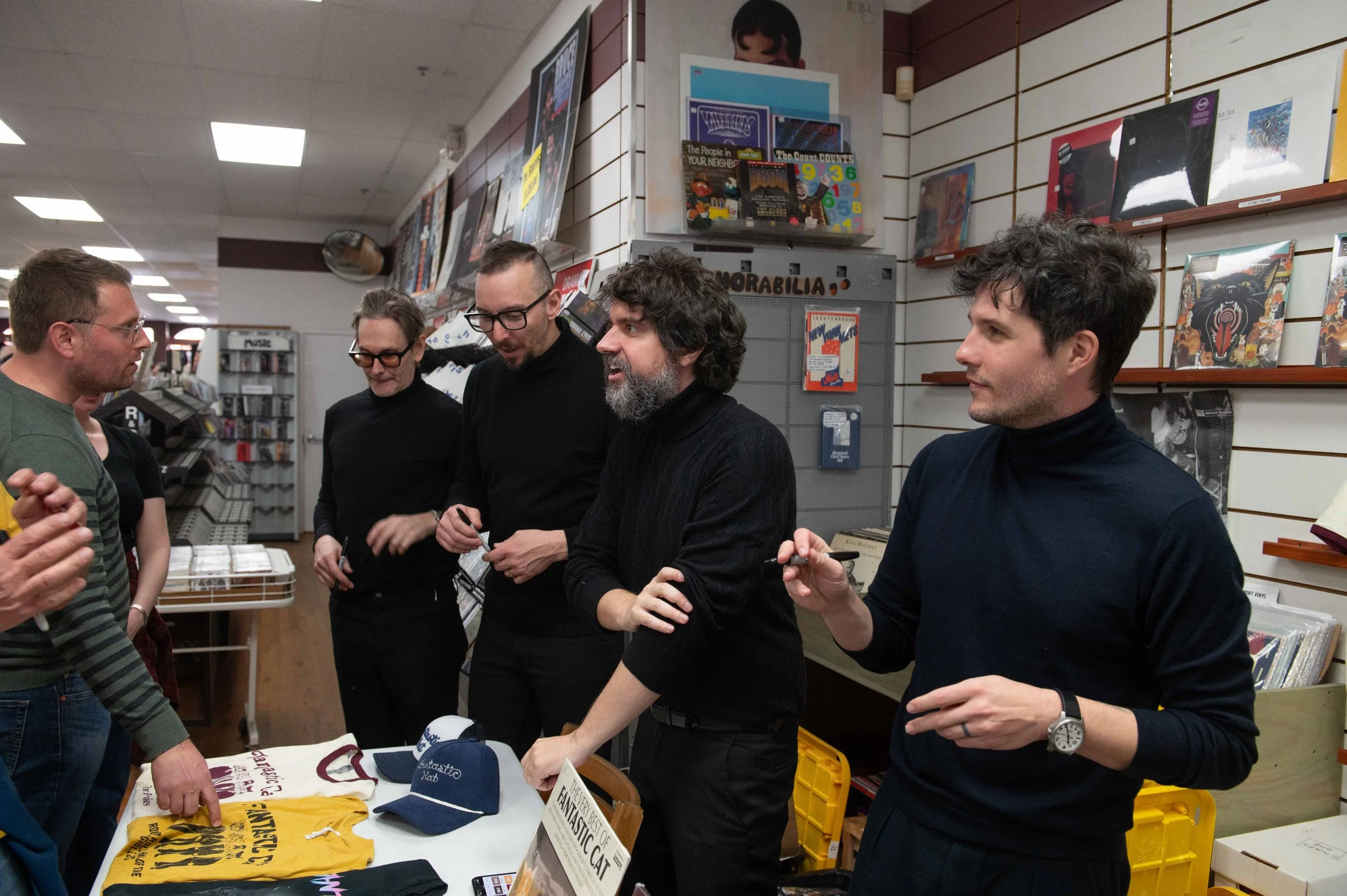 How Much Music Fits Inside Jack’s Music Shoppe? Recently … A Whole Lot  More with Fantastic Cat!