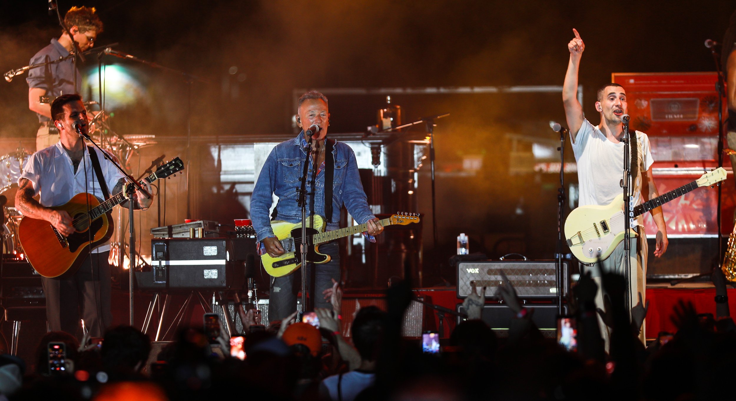 Bleachers Provides The Thrills, The Boss Provides The Chills