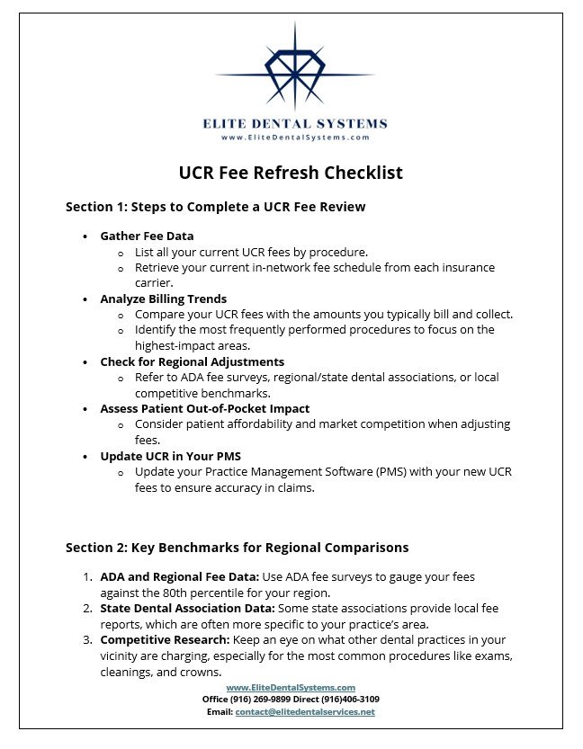UCR Fee Refresh