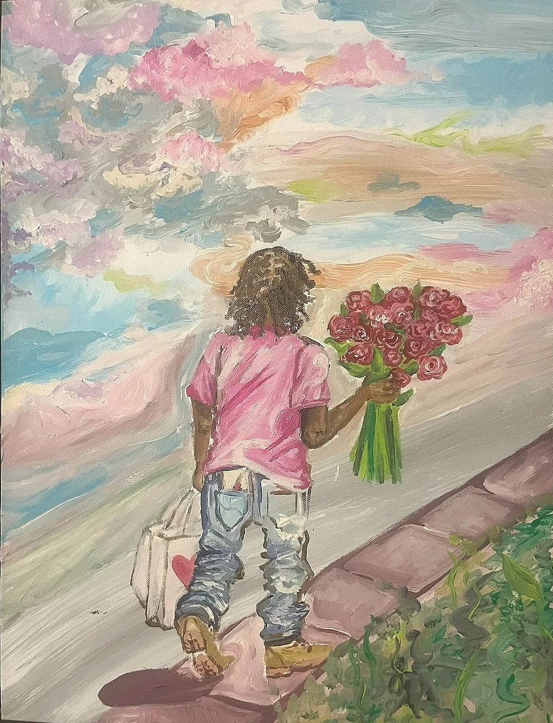Valentines  Day   16x12 in, Acrylic on Canvas