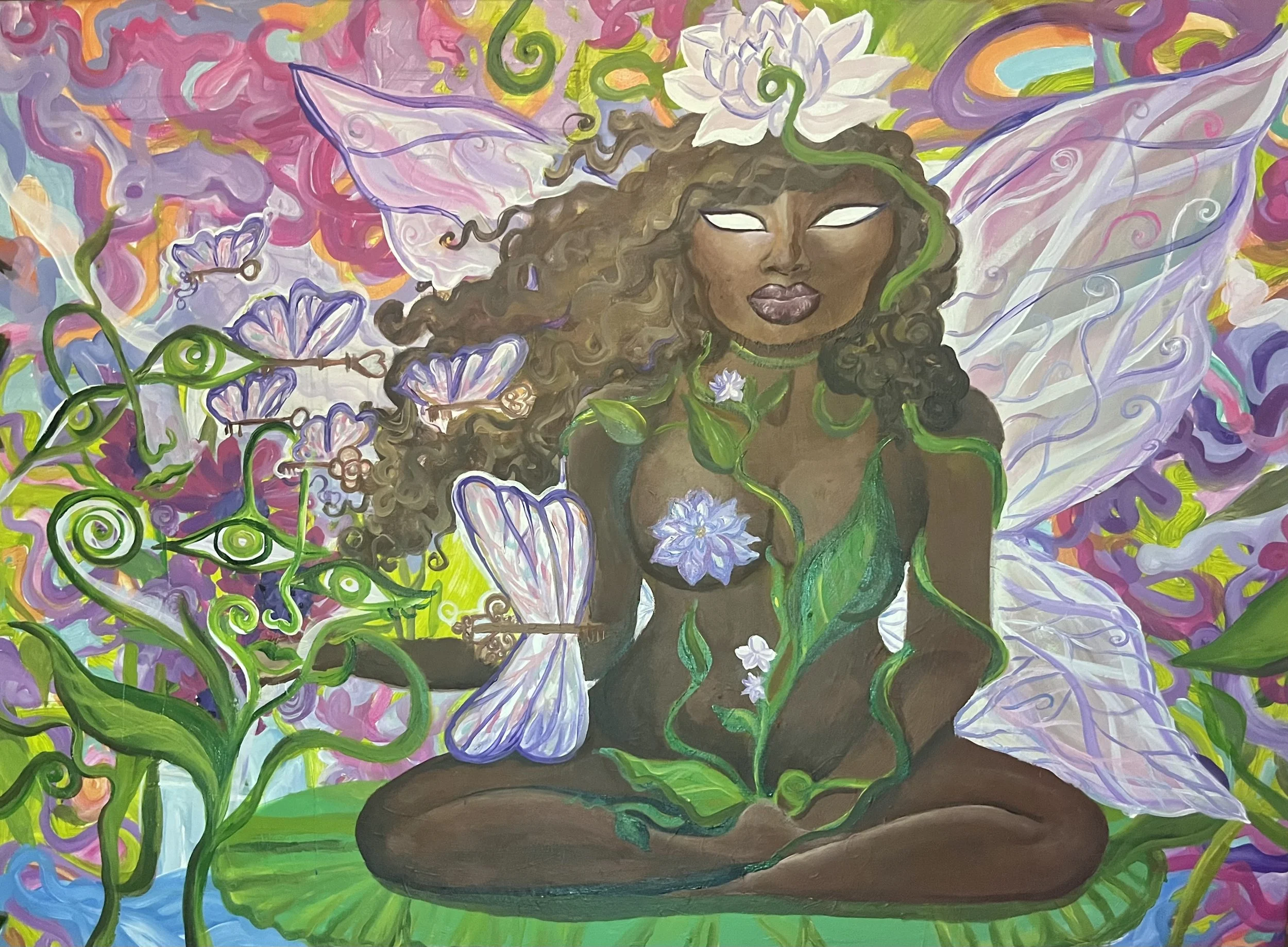 Otherworldly 36x24in Acrylic on canvas