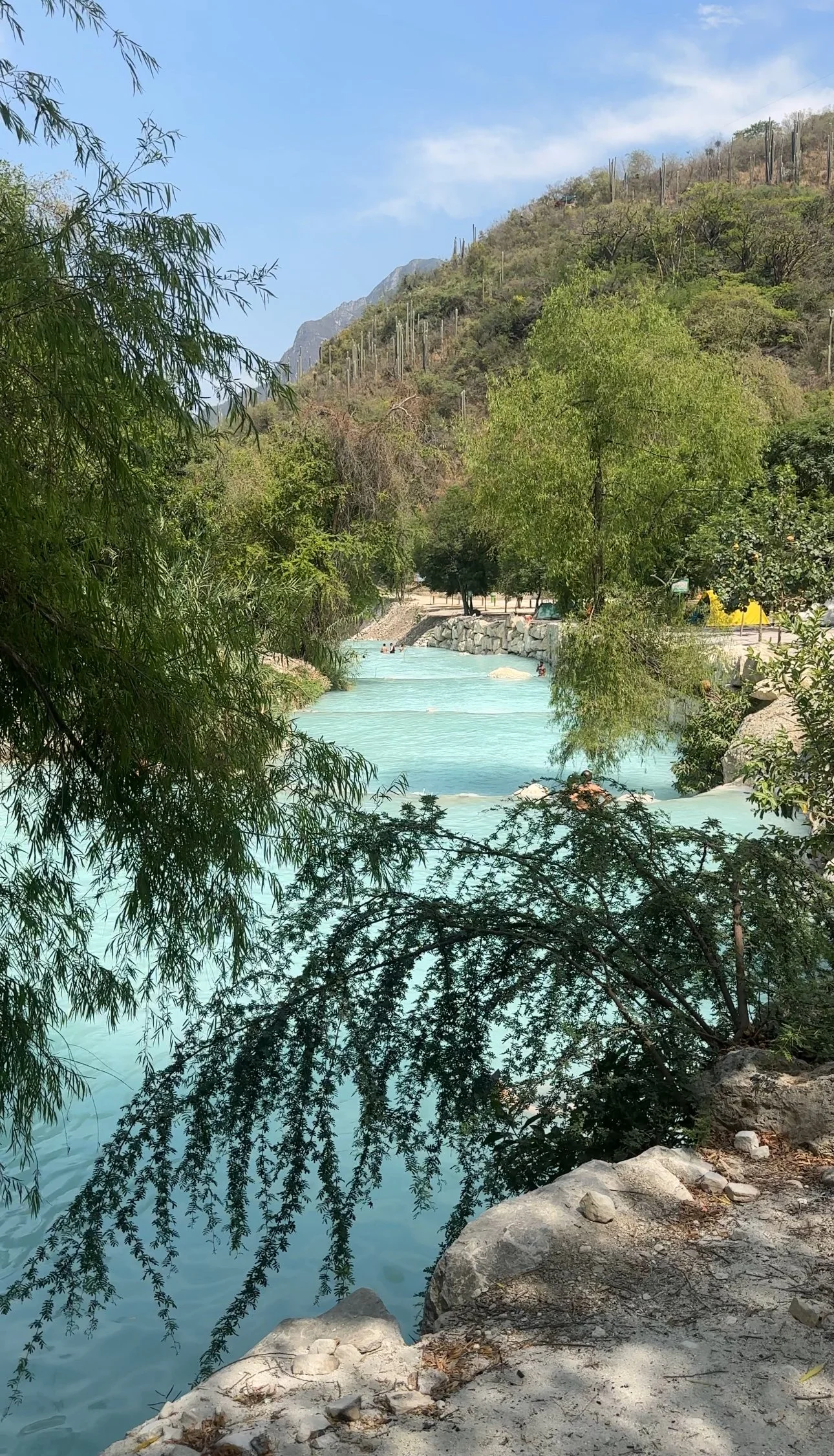 Tolantongo River by Las Grutas