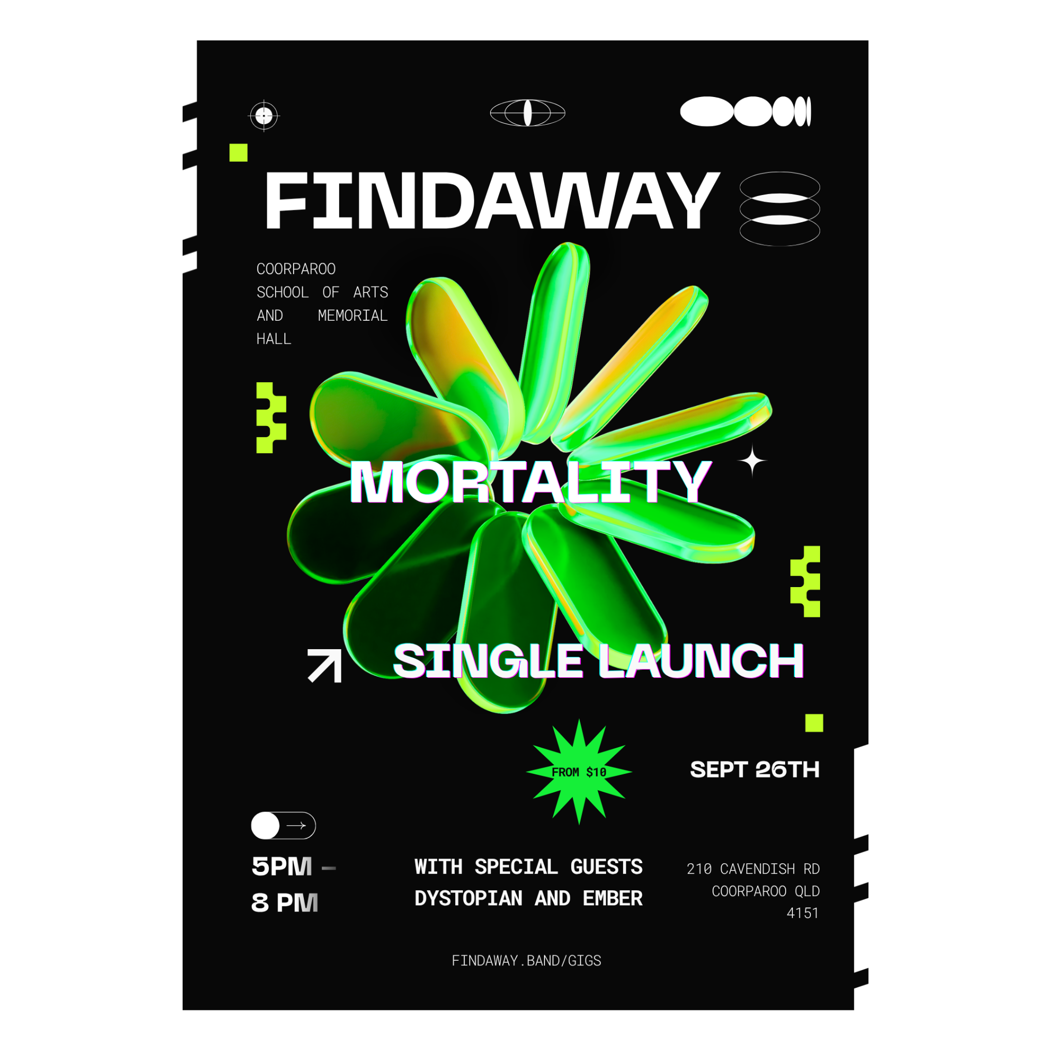 Mortality Single Launch Poster