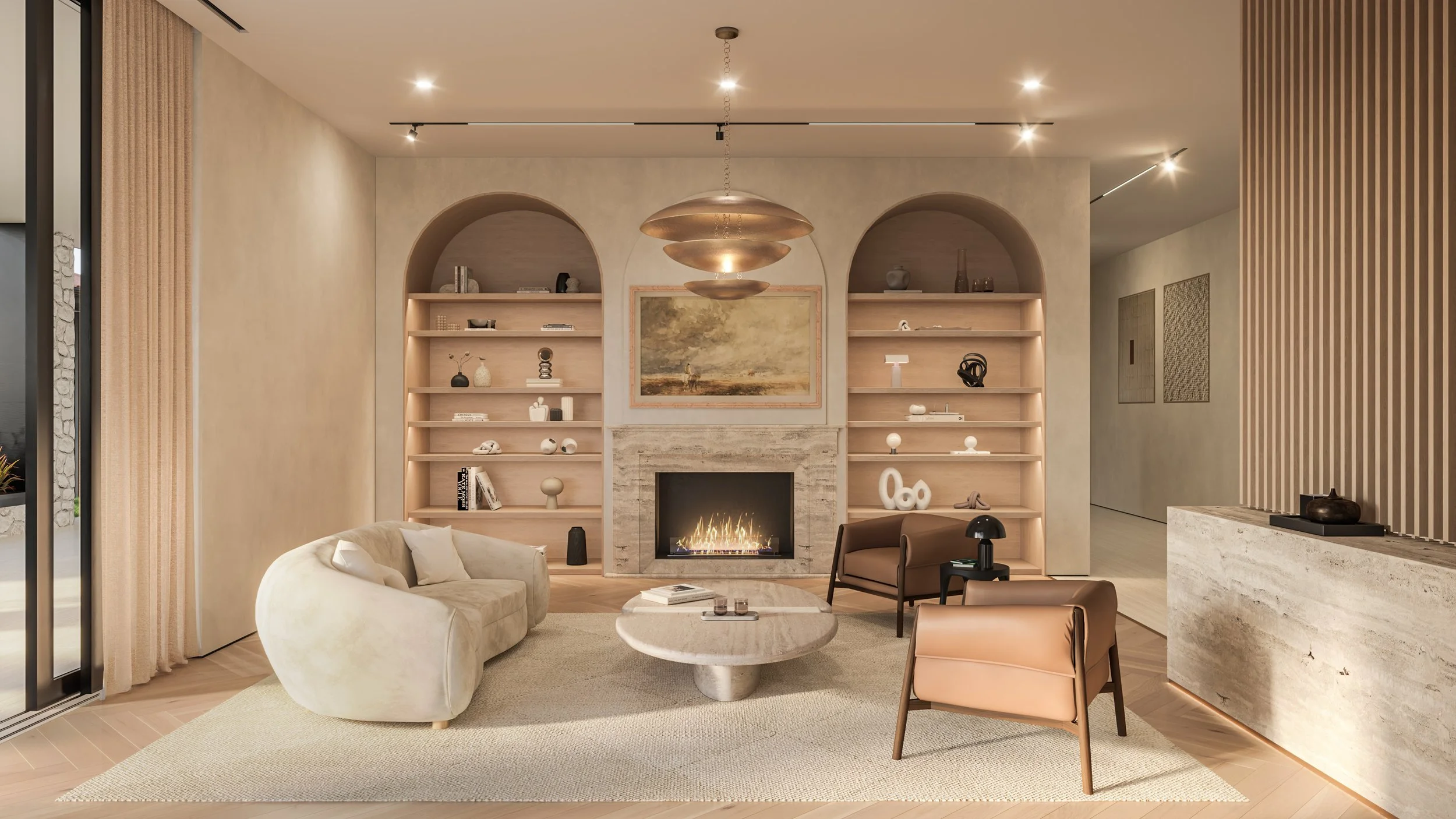 Organic Modern Lounge by Studio Rai