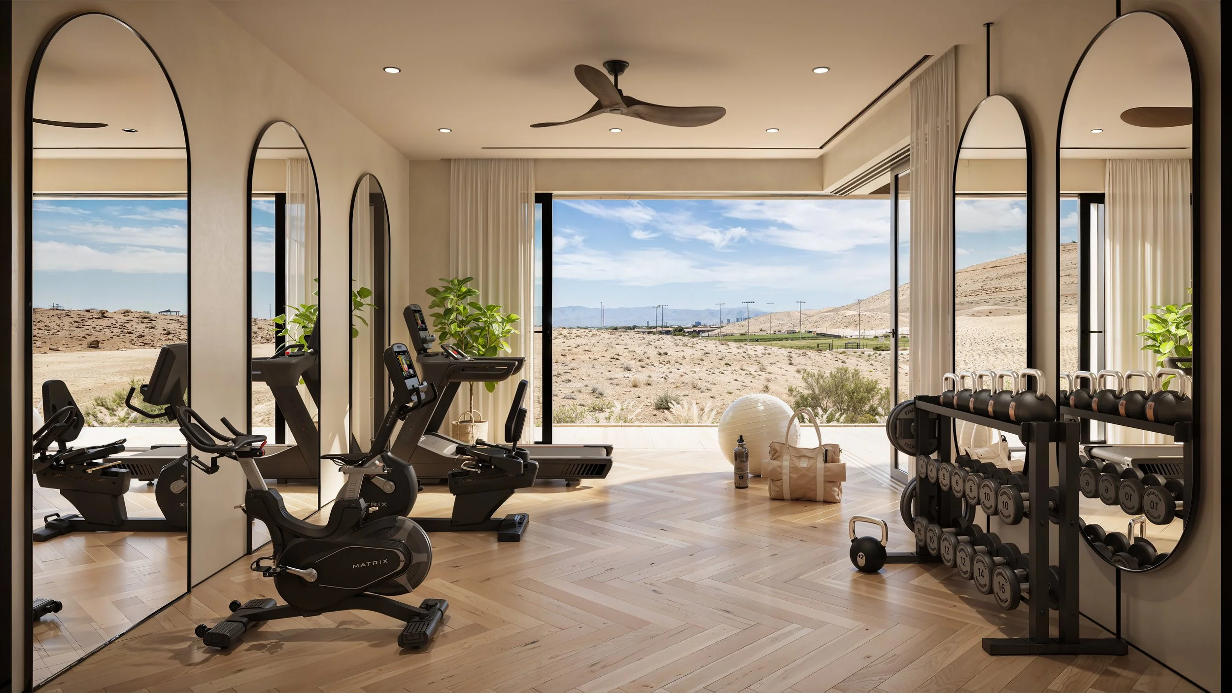 Organic Modern Gym by Studio Rai