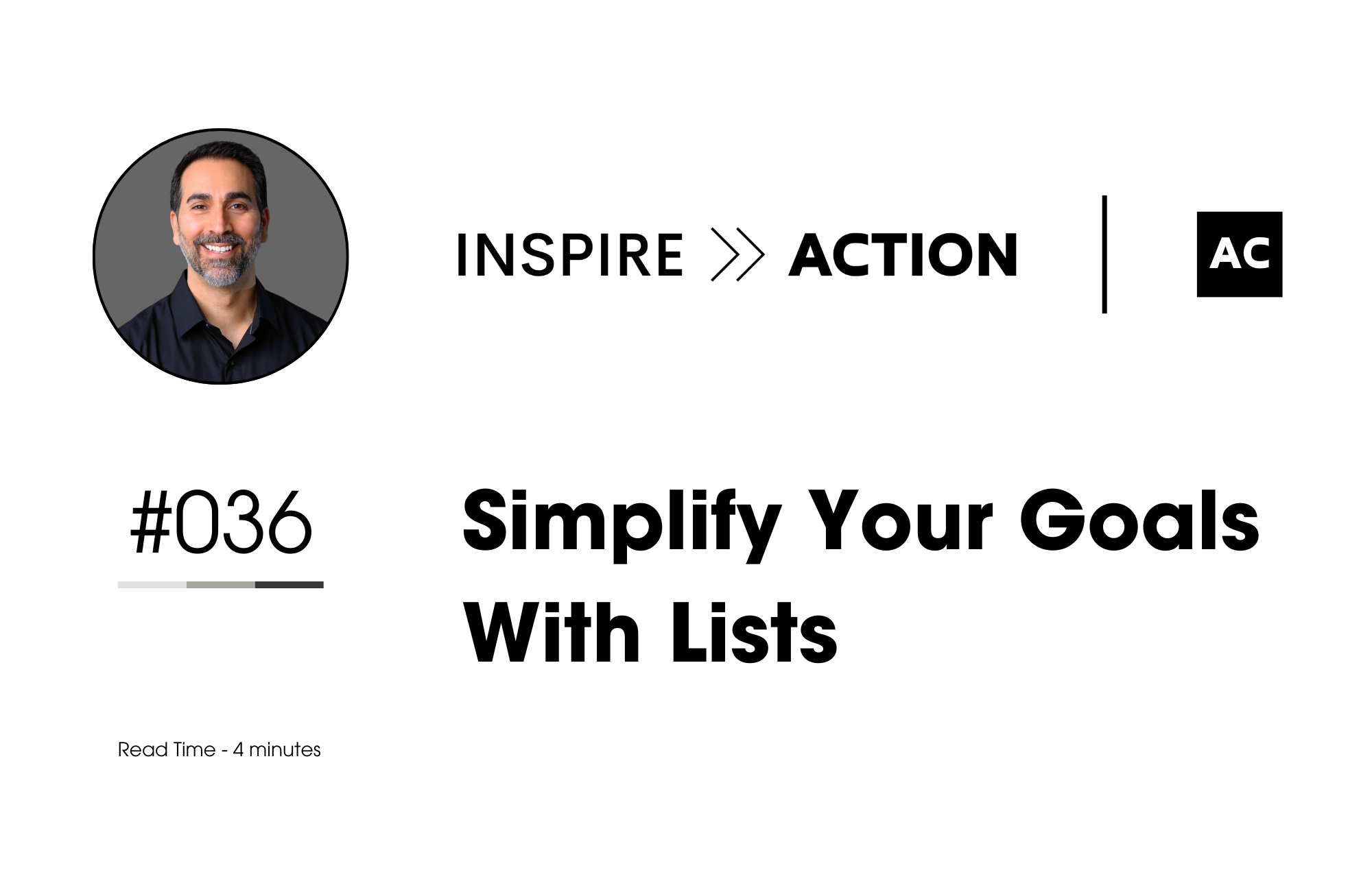 Simplify Your Goals With Lists