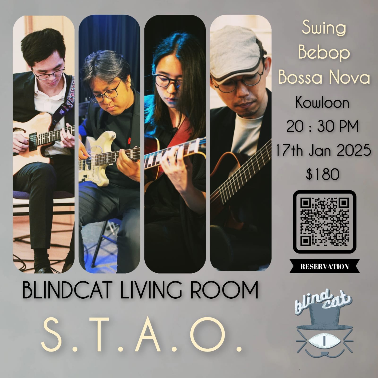 《S.T.A.O.》Live in BlindCat Living Room