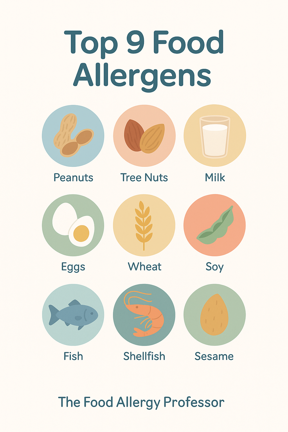 What Are the Top 9 Food Allergens? A Parent’s Guide — The Food Allergy ...