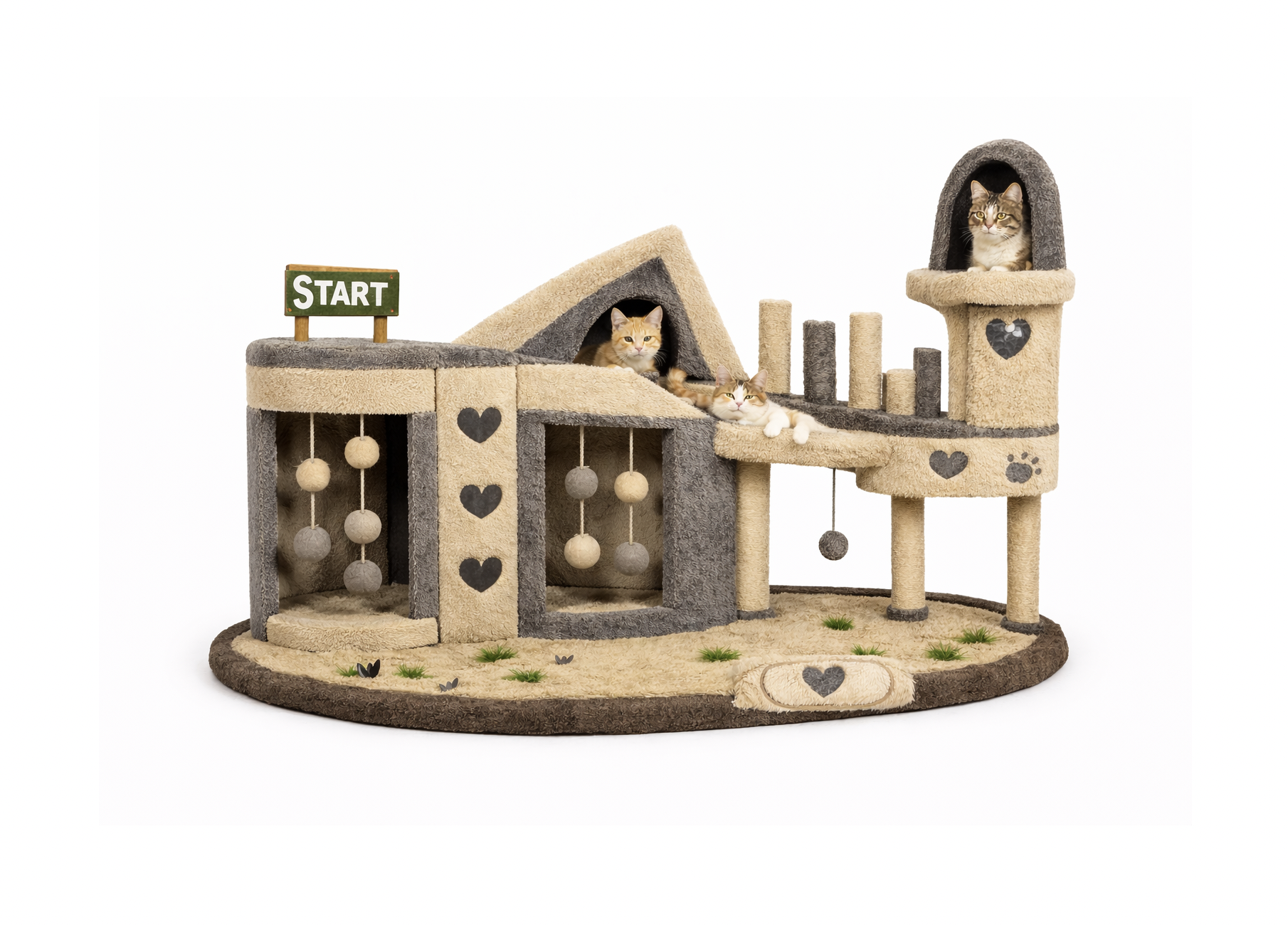 Cozy Cat Adventure Playground