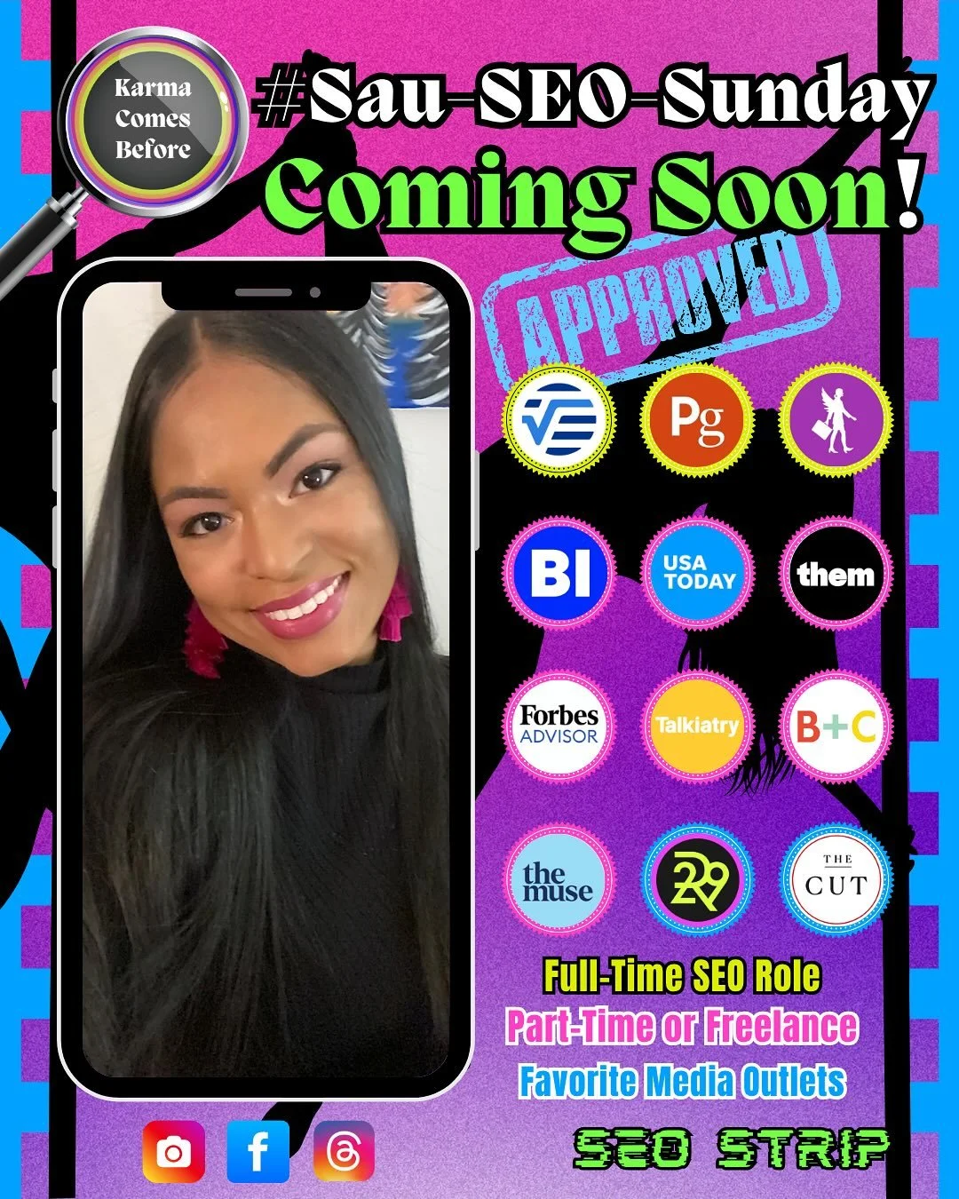 📌 BEGINNING SUNDAY &ndash; 7/27/25 &ndash; We will start featuring an SEO superstar in the #Editorial community on our IG 🎬! Skip the line with a FREE #FeatureProfile on our site OR wait your turn with an interest DM/Email 🏄🏾&zwj;♀️! 

With these