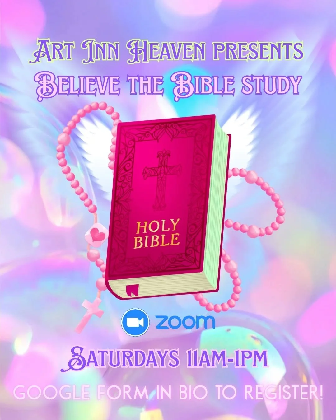 When Jesus calls, you answer! We're feeling called to build community in 2026, so we're holding a virtual Bible study every Saturday morning moving forward 🪅. Led by Stephanie Nieves, the wordchefsteph, you'll dive deep into scripture to absorb, und
