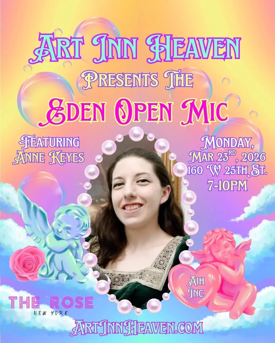 @glazedanddconfused is here to STAY and she's gracing our stage at @therosenyc TOMORROW 🥹! Tickets are $10 on CashApp or at the door 🎫. Performers get five minutes on the mic. Let's get those pieces readyyy 🎤! 

🌹 Where: @therosenyc 60 W 25th St.