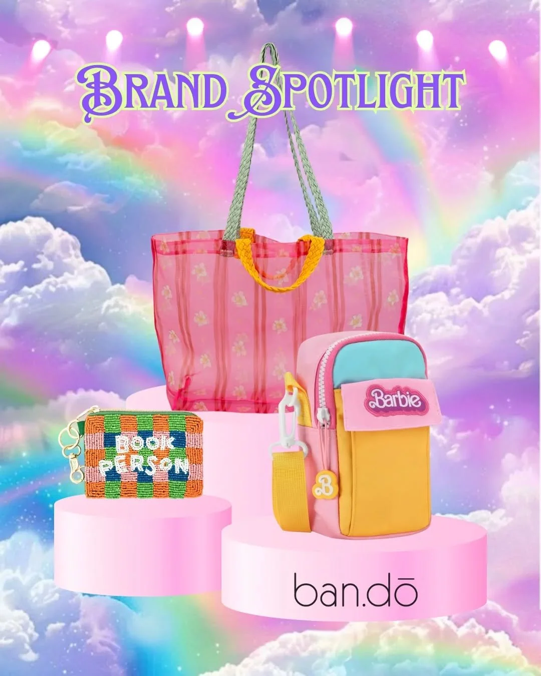 We loveee color at Art Inn Heaven, and so does @shopbando 💘. Shop for fun accessories on their site today 👛!