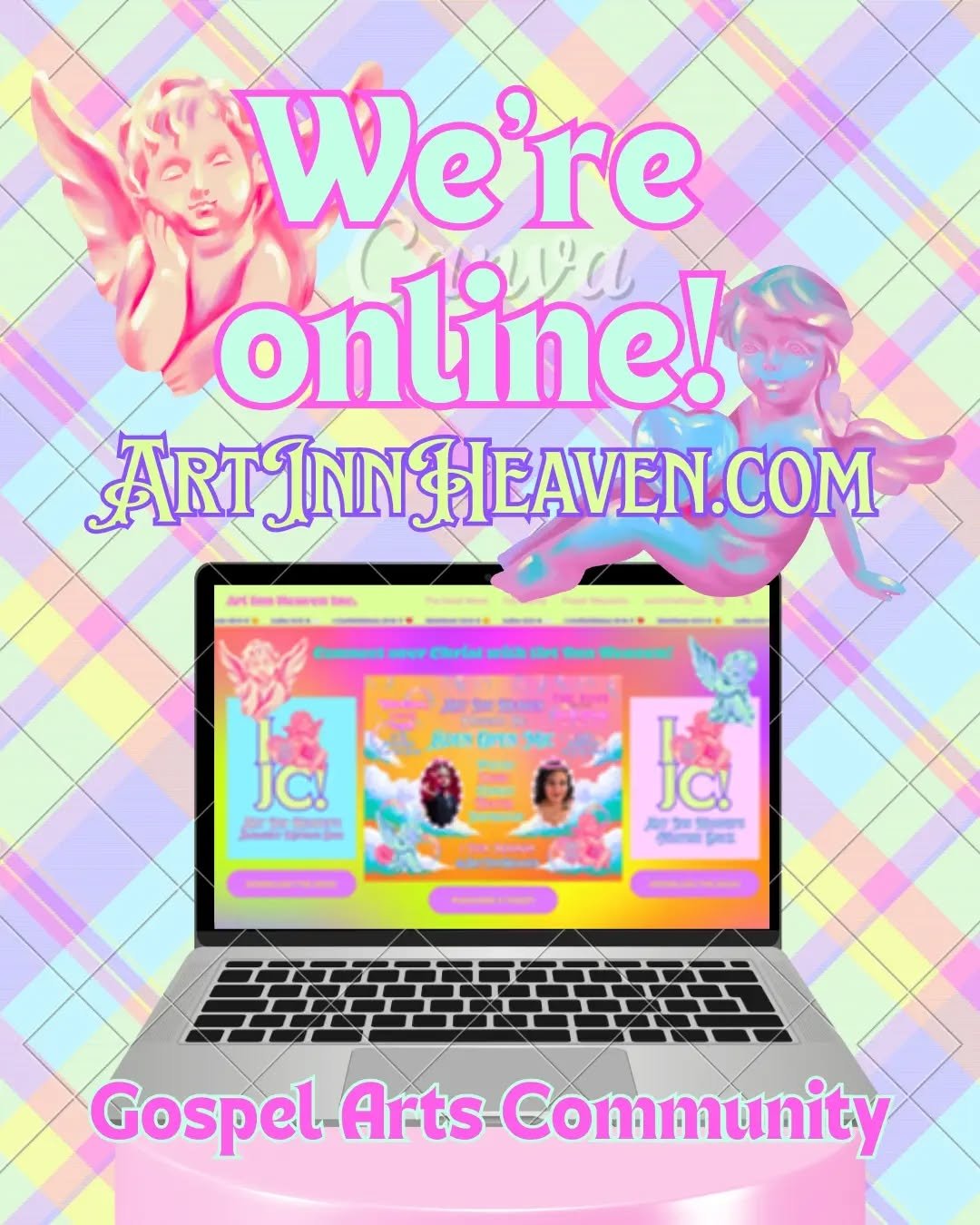 We're ONLINE at ArtInnHeaven.com 🏩!!! Check out our Good News blog, featuring the latest in gospel arts news. We also have a calendar of our upcoming Fellowship events as well as Prayer Requests, if you'd like us to pray for you 🙏🏽. 

wordchefstep