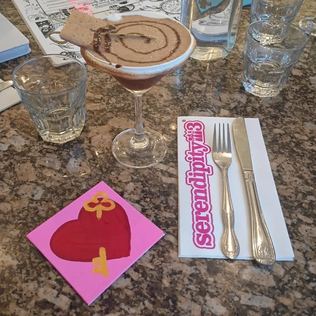 Had a wonderful time at @serendipity3nyc for our first Garden of Words writing workshop 🌹! Huge thank you to @_en_vee___ for featuring for us and shoutout to @thepoetjessiejones, @azucarpoetisa205, and everyone else who tried to make it but couldn't