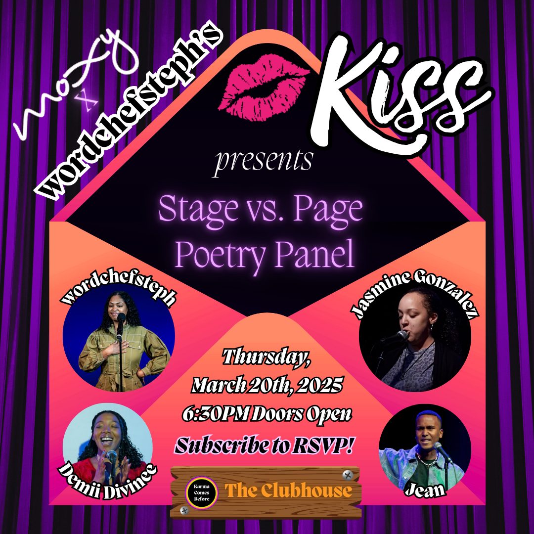 WCS's Kiss "Stage vs. Page" Poetry Panel