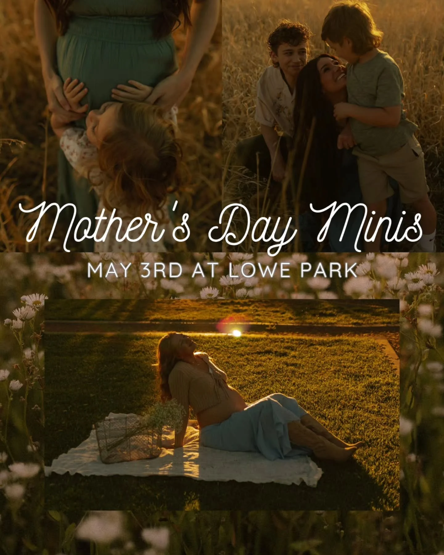 A relationship I have always adored is the relationship between a momma and her babies 🥹

So this year I wanted to make sure to offer a moment of pause with you and your littles to be captured and cherished forever 💛

Mother's Day minis are happeni