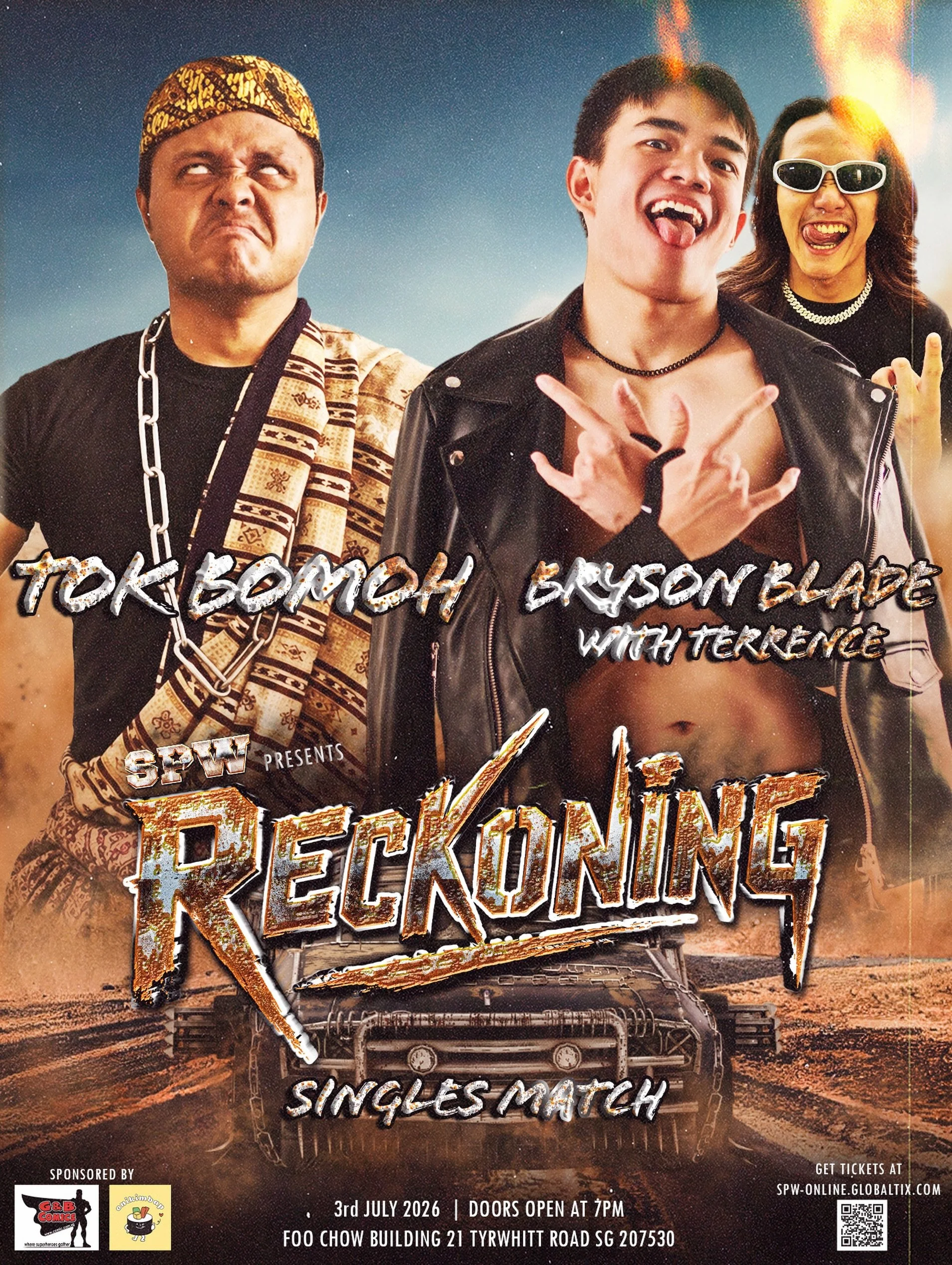 TOK BOMOH MEKONG FACES BRYSON BLADE AT SPW RECKONING!

Tok Bomoh Mekong has been on the rise lately, putting away Wolf Ram Cartel boss Sayn RH for good, and taking over his accounts and belongings. On July 3 at SPW Reckoning, he will be facing the Le