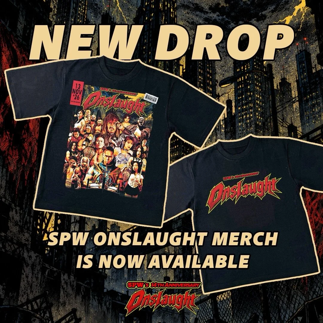 SPW ONSLAUGHT T-SHIRTS NOW READY FOR PRE-ORDER!

To celebrate our upcoming anniversary, we will be releasing T-shirts in two designs that will be available at SPW Onslaught on 13 November. Sizes from S to 3XL will be available, and you can secure you