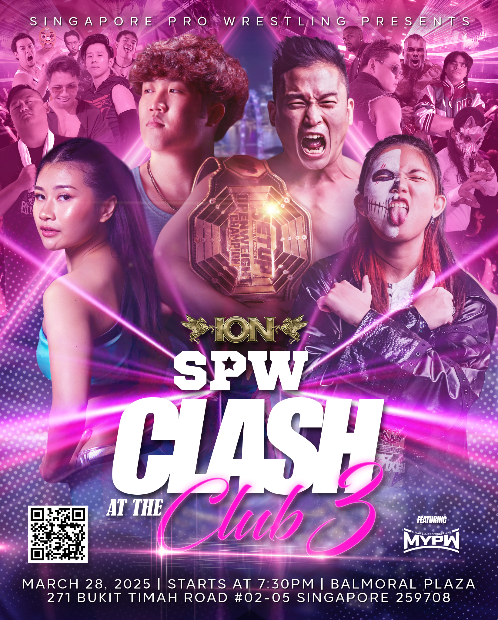 SPW Clash at the Club 3 - Poster.png
