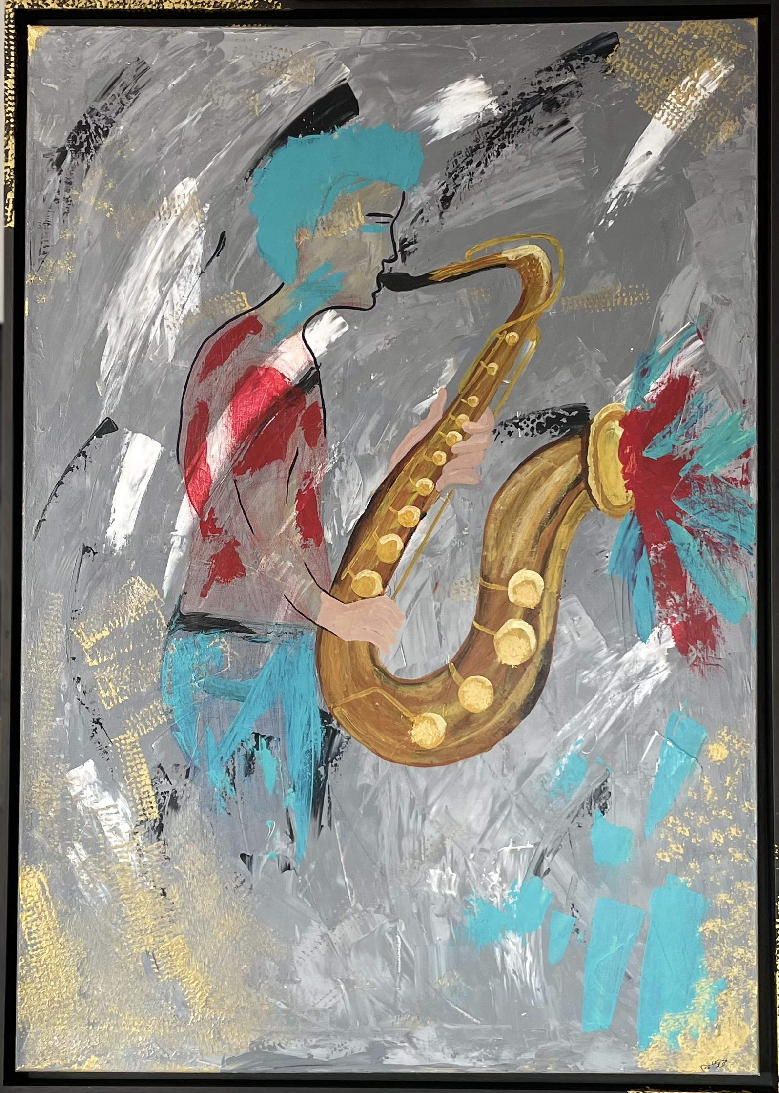 Ich drücke mich durch mein musik