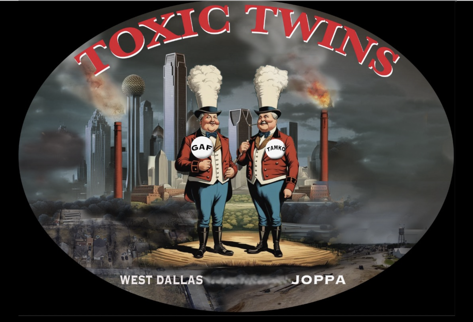 AI image of the Toxic Twins of Dallas