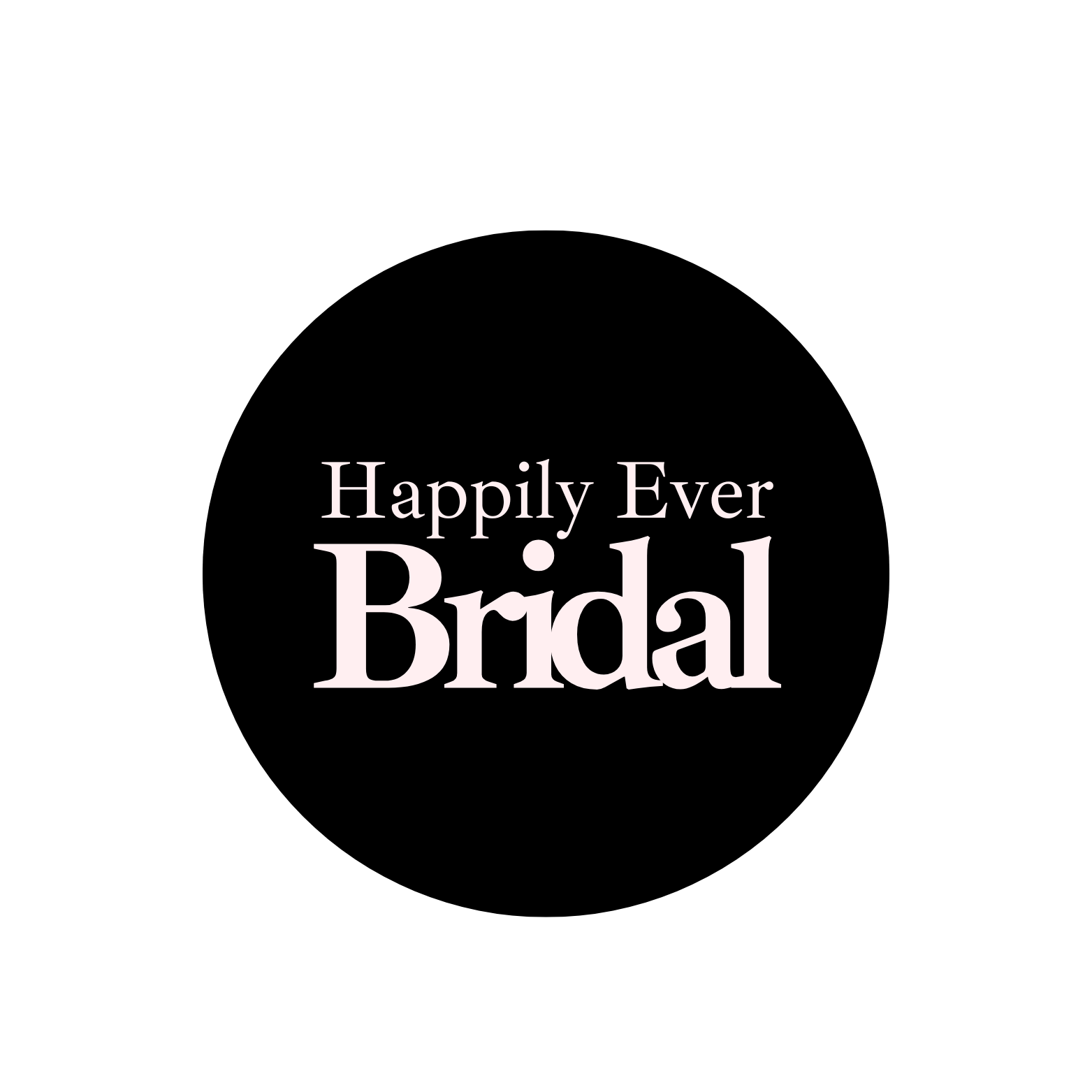 Happily Ever Bridal - Black Circle.png