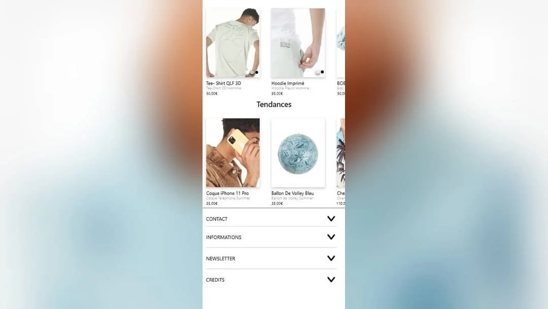 SHOP APP CONCEPT For @quelafamilleoff ( Je le répète, je suis encore débutant dans le domaine du web design. Je ne code pas mes page elle m'a sont uniquement designer ). Certaine page du site notamment les pages dachat était (3).jpg