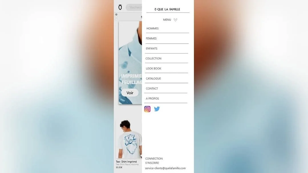 SHOP APP CONCEPT For @quelafamilleoff ( Je le répète, je suis encore débutant dans le domaine du web design. Je ne code pas mes page elle m'a sont uniquement designer ). Certaine page du site notamment les pages dachat était (1).jpg