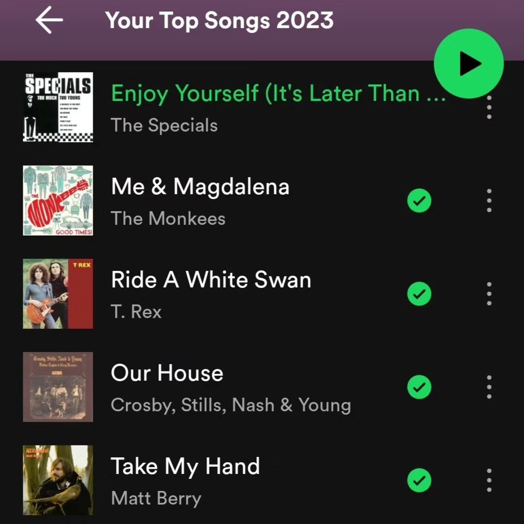 Looking back at our 2023 Top Songs and it's got plenty of Terry Hall in there; The Specials, Fun Boy Three and The Colourfield. Terry died in December 2022, he was a legend I never got to see play live. It always makes me smile the line &quot;Hello, 