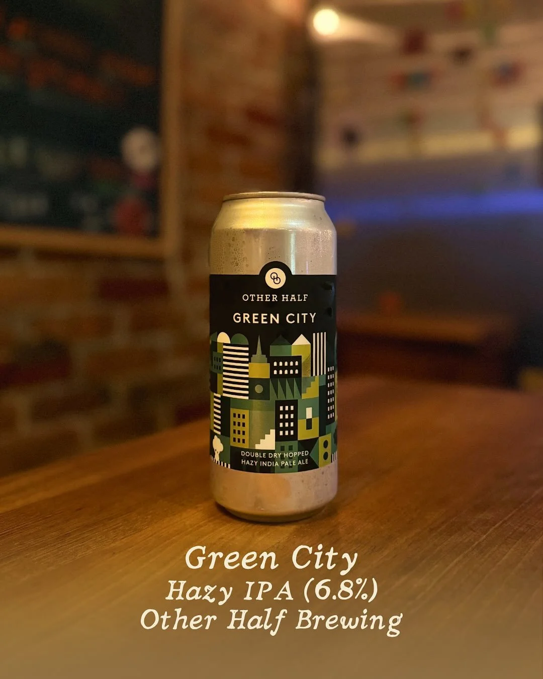 This week’s bottle shop picks span from crisp German pilsners to tangy sours, a malt-forward Märzen, and a dry-hopped hazy IPA — a little something for every kind of beer mood!
Other Half Green City – A hazy IPA bursting with