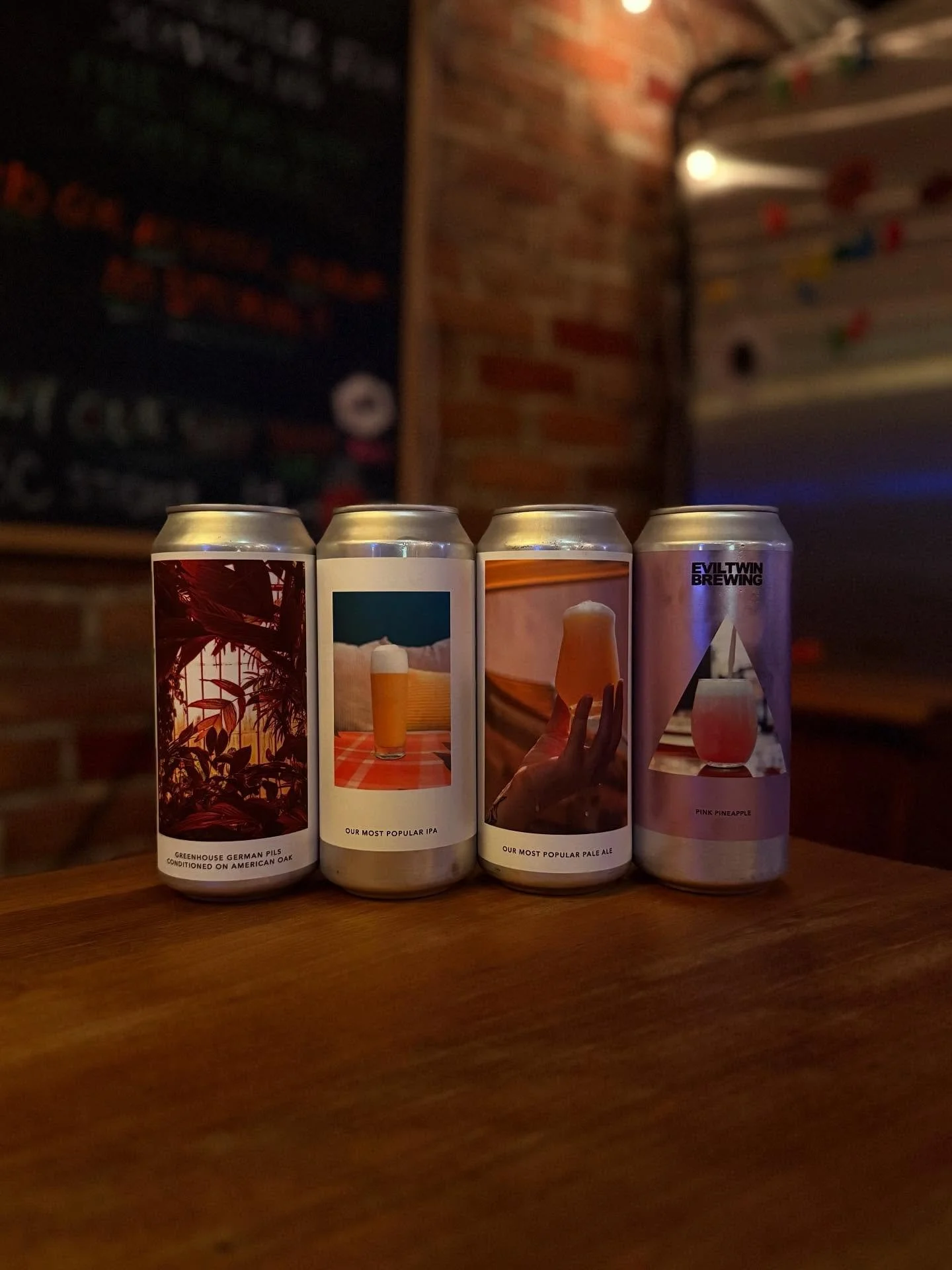 From clean and crisp to bright and tropical, this week’s bottle shop arrivals check all the boxes. Evil Twin’s Greenhouse German Pilsner keeps things snappy and refreshing, while Our Most Popular IPA and Our Most Popular Pale Ale deliver