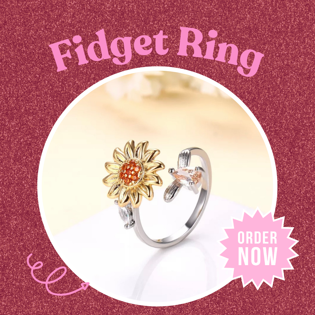 Sunflower Fidget Ring