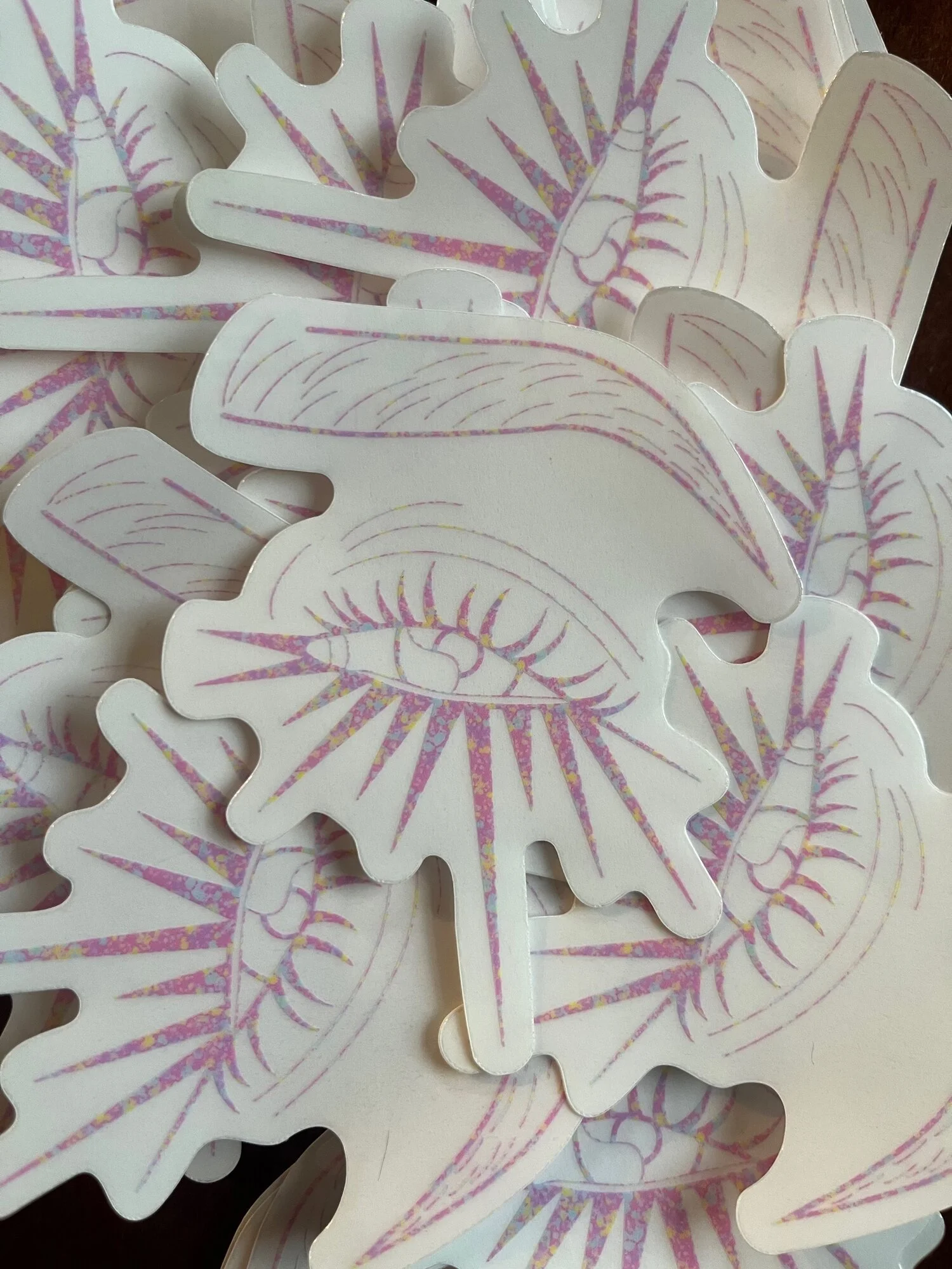 Splatter Eye Clear Sticker