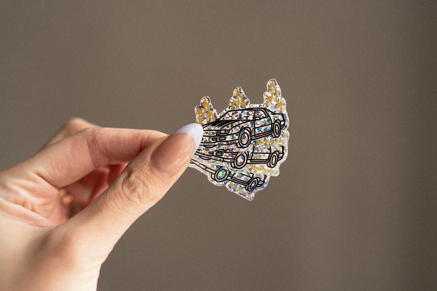 Glittery I-ROC Sticker