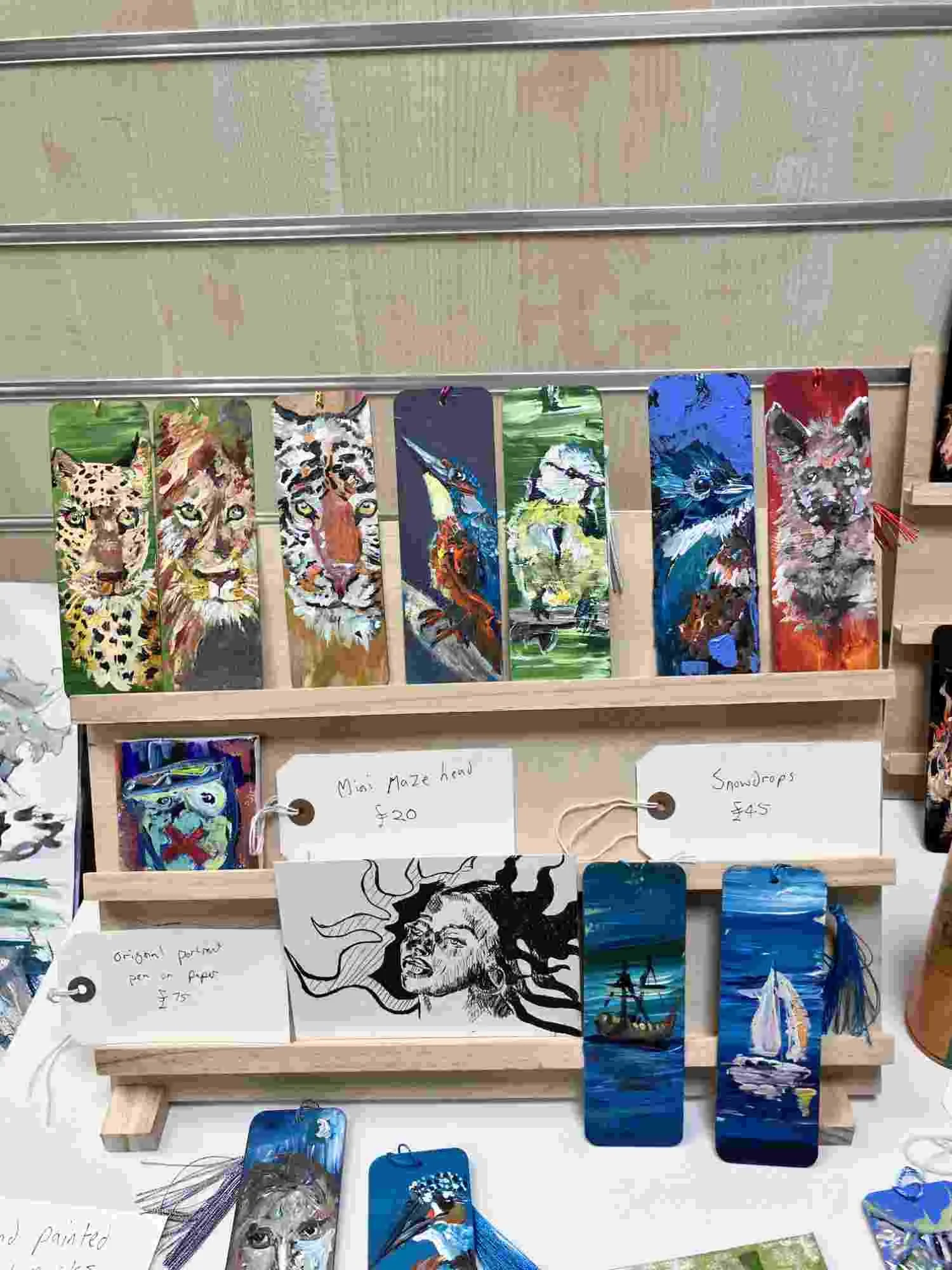hand painted bookmarks b chris shopland bristol uk.jpg