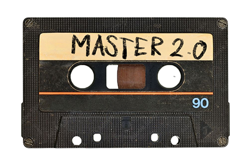 retro style cassette tape on the entrance page for the world of broken me by music artist Chloë Wilson