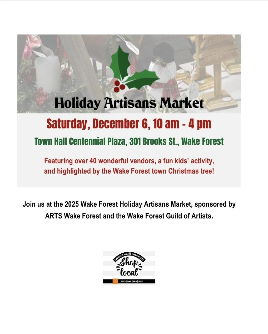 Holiday Artisans Market